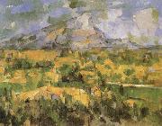 Paul Cezanne Mont Sainte-Victoire considering of Lesson Lauves Spain oil painting artist